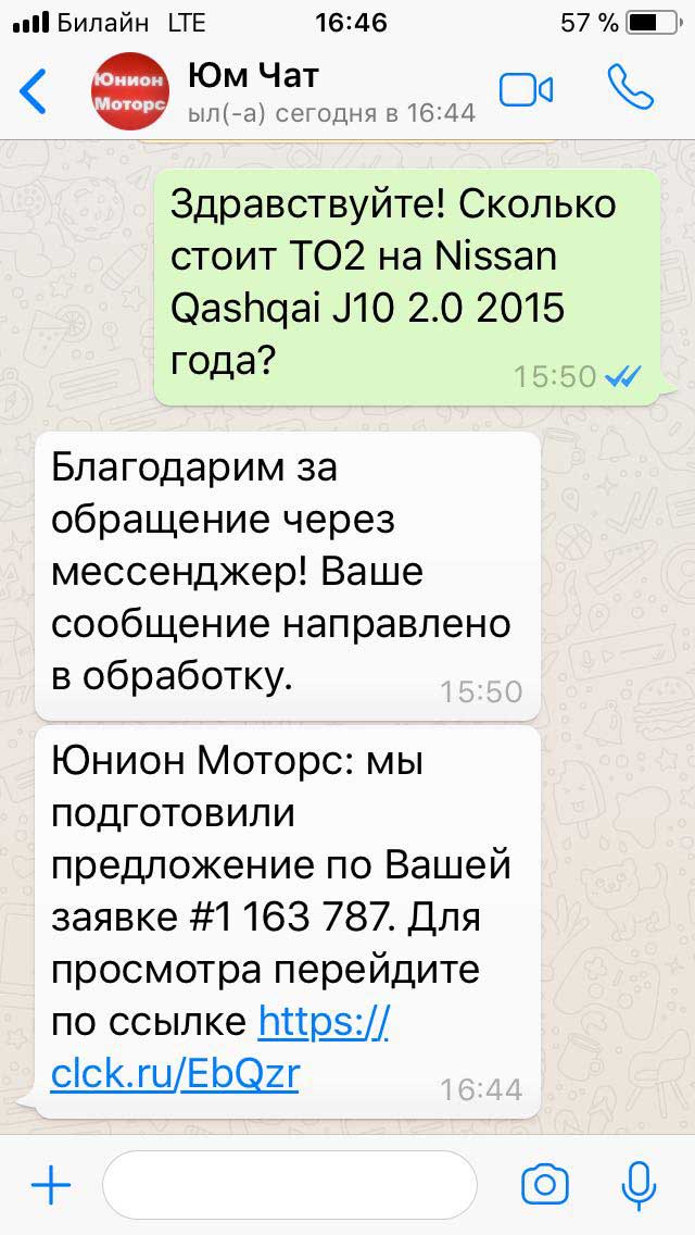 Поддержка клиентов через мессенджеры