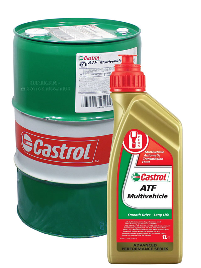 Масло в АКПП Castrol 154F35 ATF Multivehicle в упаковке бочка 60 л