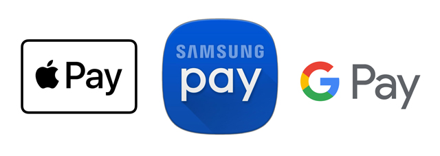 Apple Pay, Samsung Pay и Google Pay