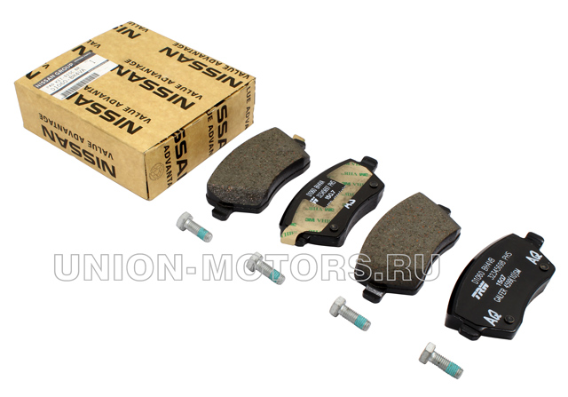 Тормозные колодки передние Nissan Note D1060BH4VA
