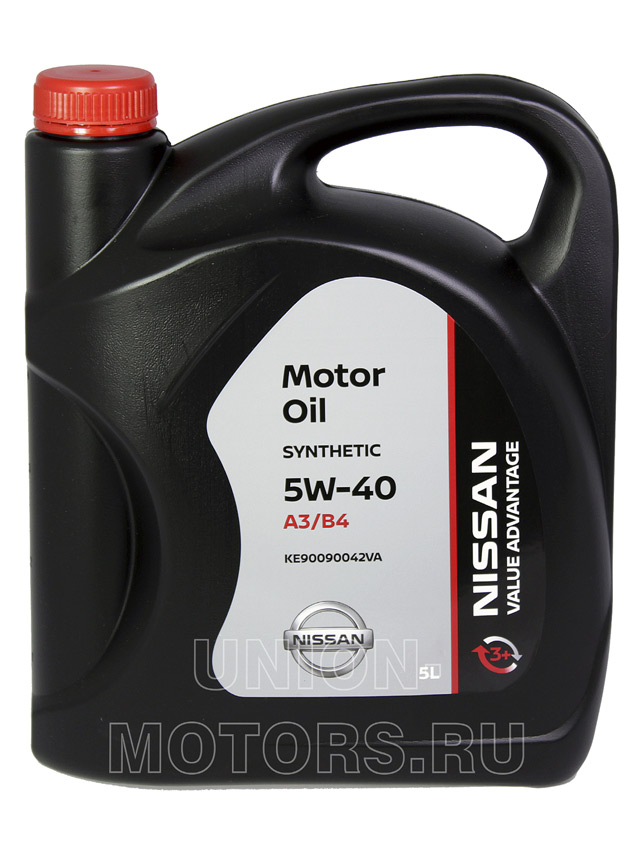 Масло моторное NISSAN Value Advantage 5W40 канистра 5 л