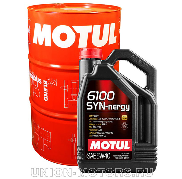 Моторное масло Motul 6100 SYN-nergy 5W40