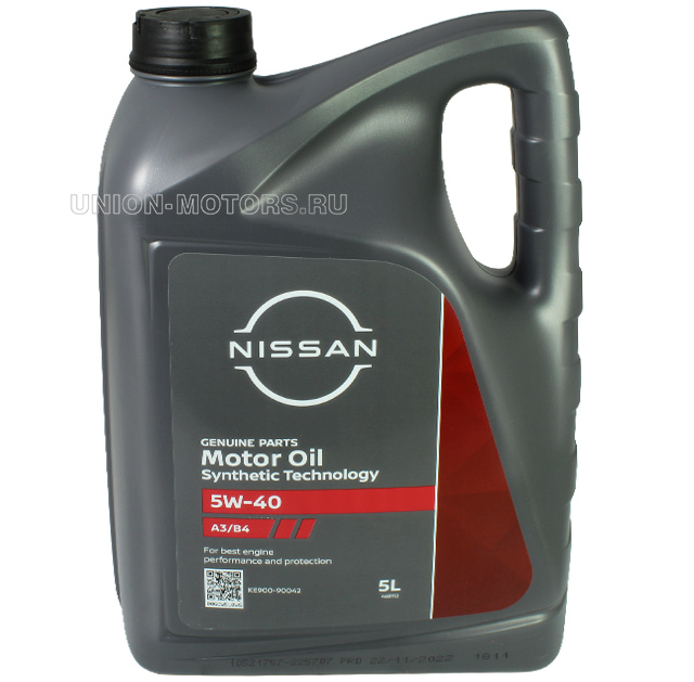 Моторное масло Nissan
