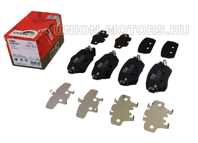 Тормозные колодки задние GDB3617 Nissan X-Trail T32
