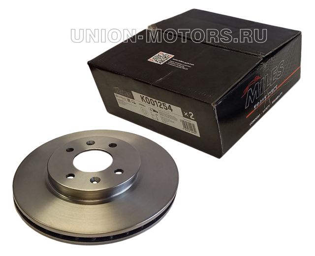 Тормозные диски передние K001254 KIA Rio 3-QB