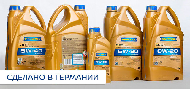 Запчасти-Ravenol с расширенной гарантией