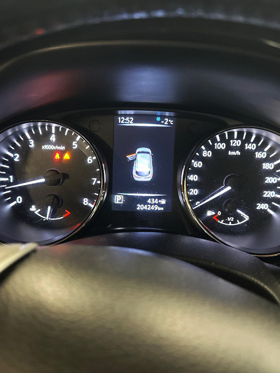 Фиксируем пробег Nissan Qashqai J11 перед ТО