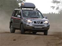 Nissan X-Trail: ритмический занос